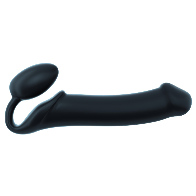 strap on me Gode + Plug STRAP-ON-ME Bendable XL 16 x 4.5 cm Noir